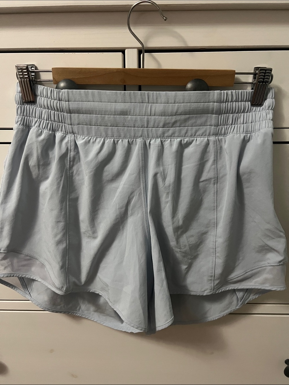lululemon athletica Light Blue Run Short